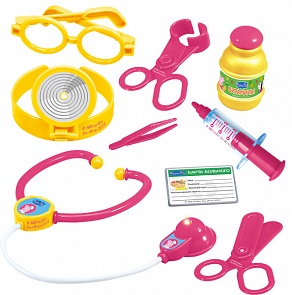 Набор Пеппа Доктор, свет и звук, 9 предметов (РОСМЭН, 29924ros)